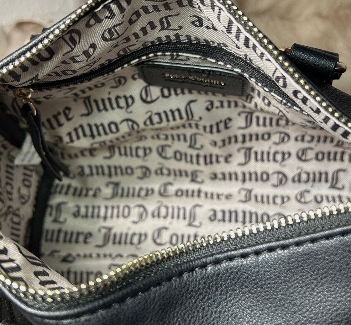Juicy Couture Obsession Satchel / Crossbody - Liquorice Black