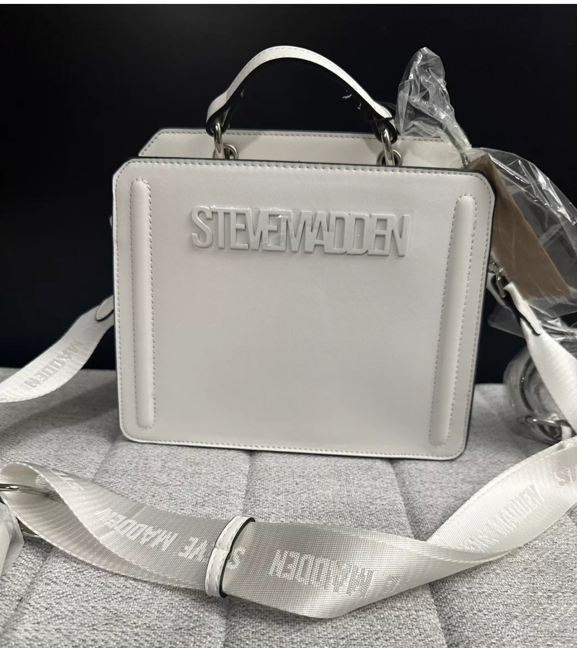 Steve madden purses white sale