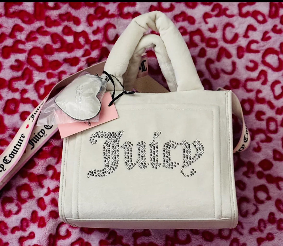 Sale Juicy Couture Velour Tote Bag