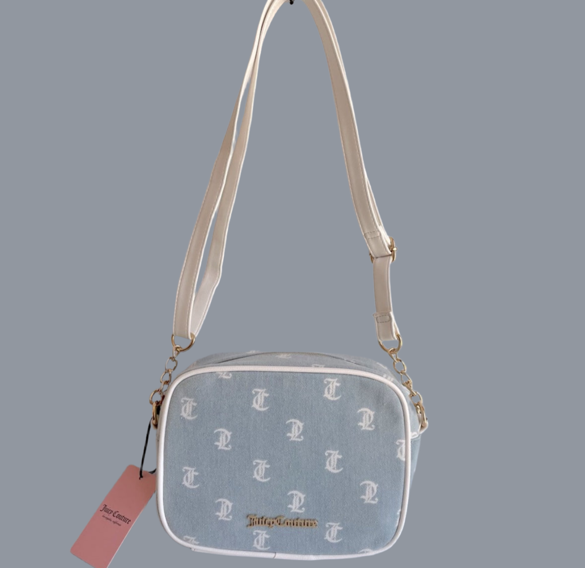 Juicy Couture Denim Camera Crossbody