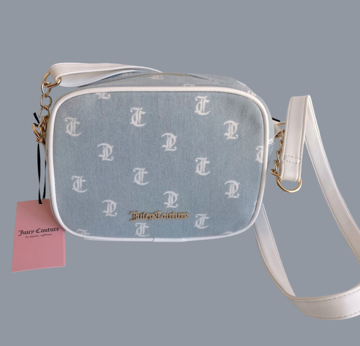 Juicy Couture Denim Camera Crossbody