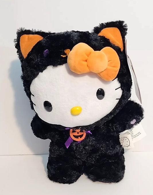 Hello Kitty  Side Stepper Sanrio 2024 Plush Black Cat Halloween