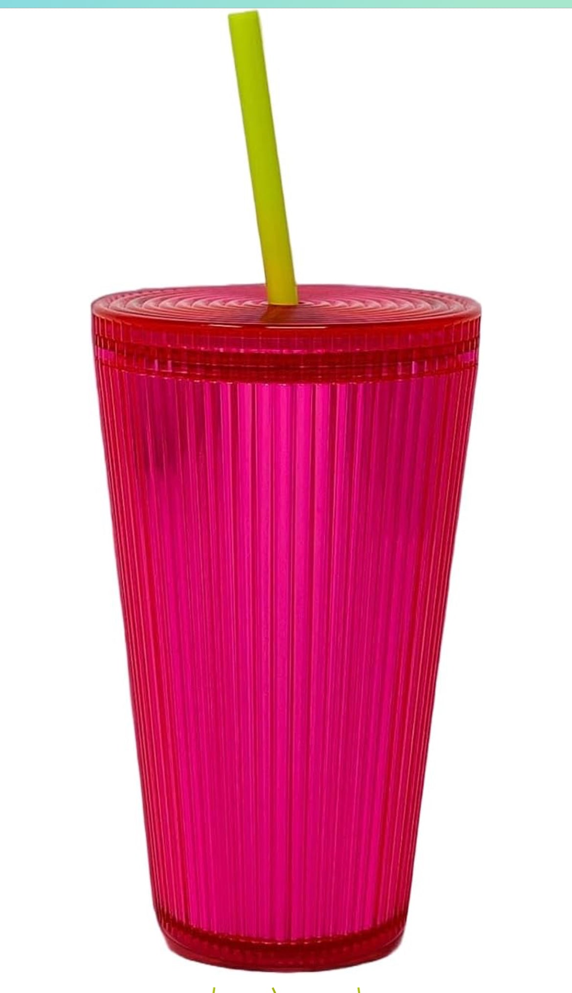 Starbucks Iridescent Magenta Bling Cold Cup (16 oz)