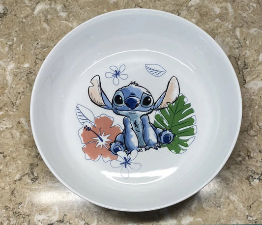 Disney Stitch Hibiscus Pasta Dinner Bowl