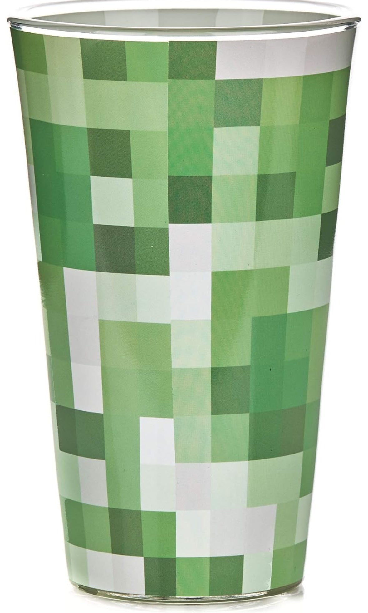 Minecraft Creeper Glass Tumbler 14 oz Officially Licensed Merchandise