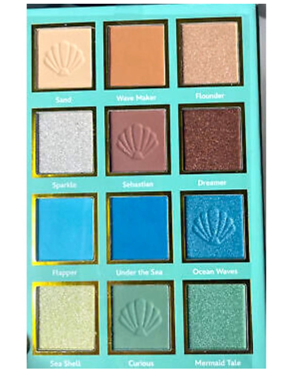 Limited Edition Disney Princess Eyeshadow Palette - The Little Mermaid- Ariel