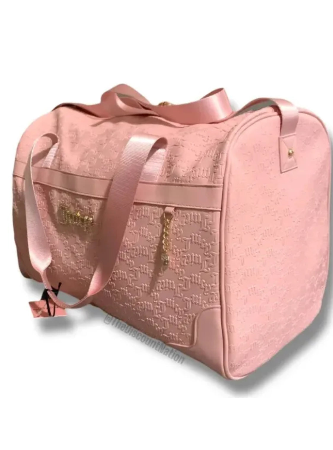 Juicy Couture GP Pink Diamond Heartless Weekender Duffle Bag