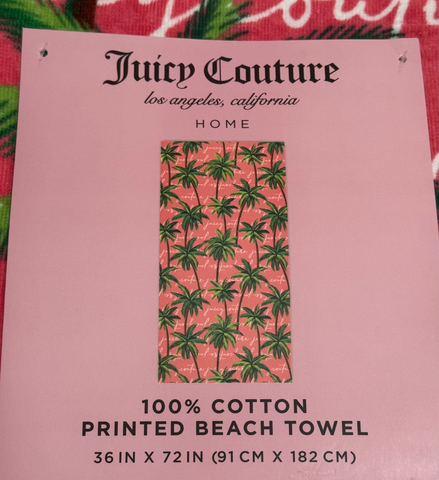 Juicy Couture Beach Towel