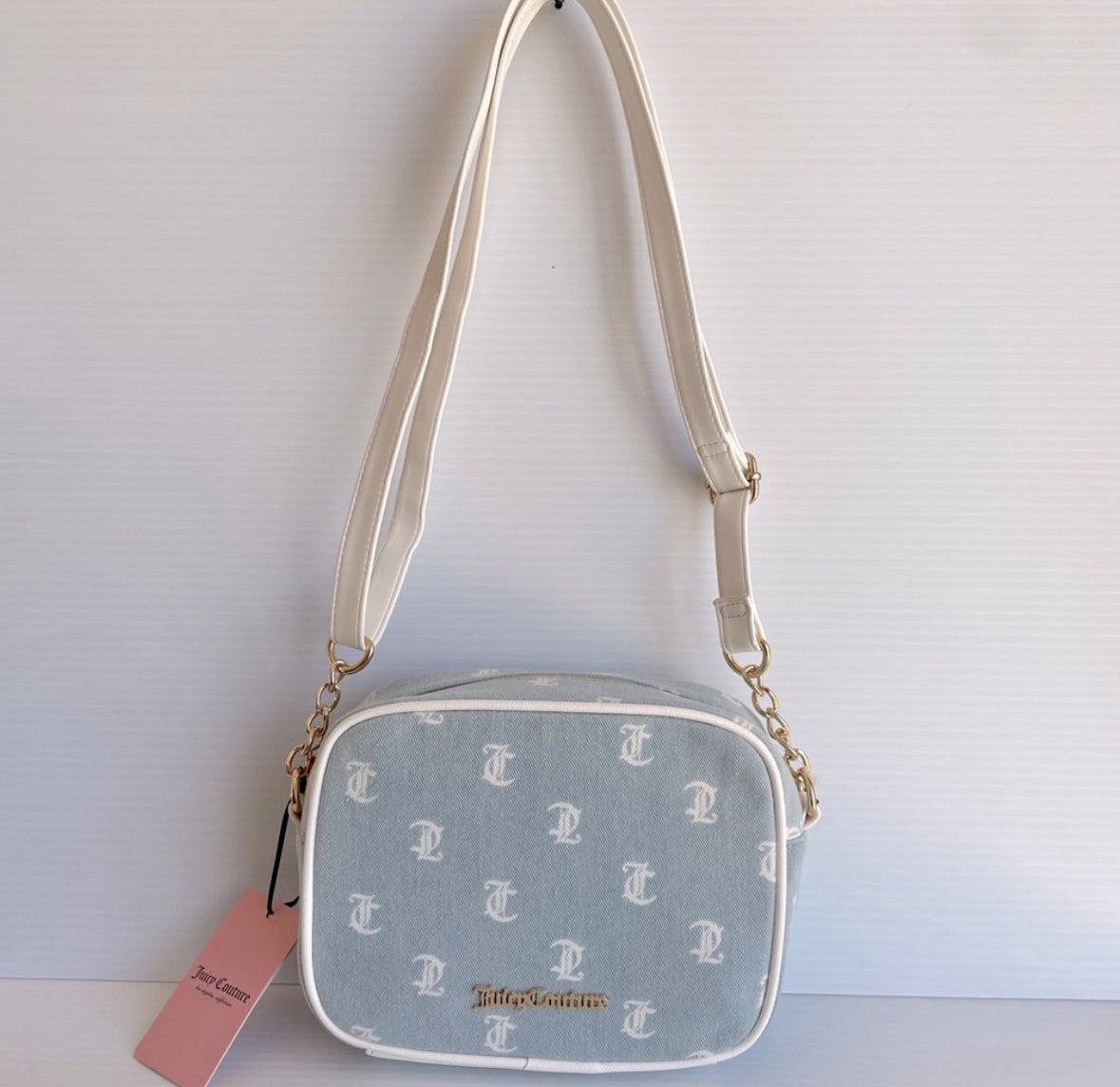 Juicy Couture Denim Camera Crossbody