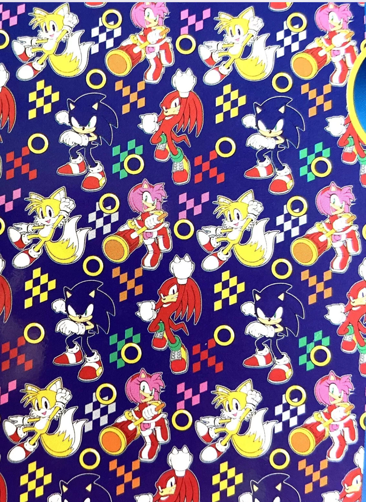 SONIC THE HEDGEHOG Classic Oversized SUPER SOFT PLUSH THROW BLANKET 50"x70"