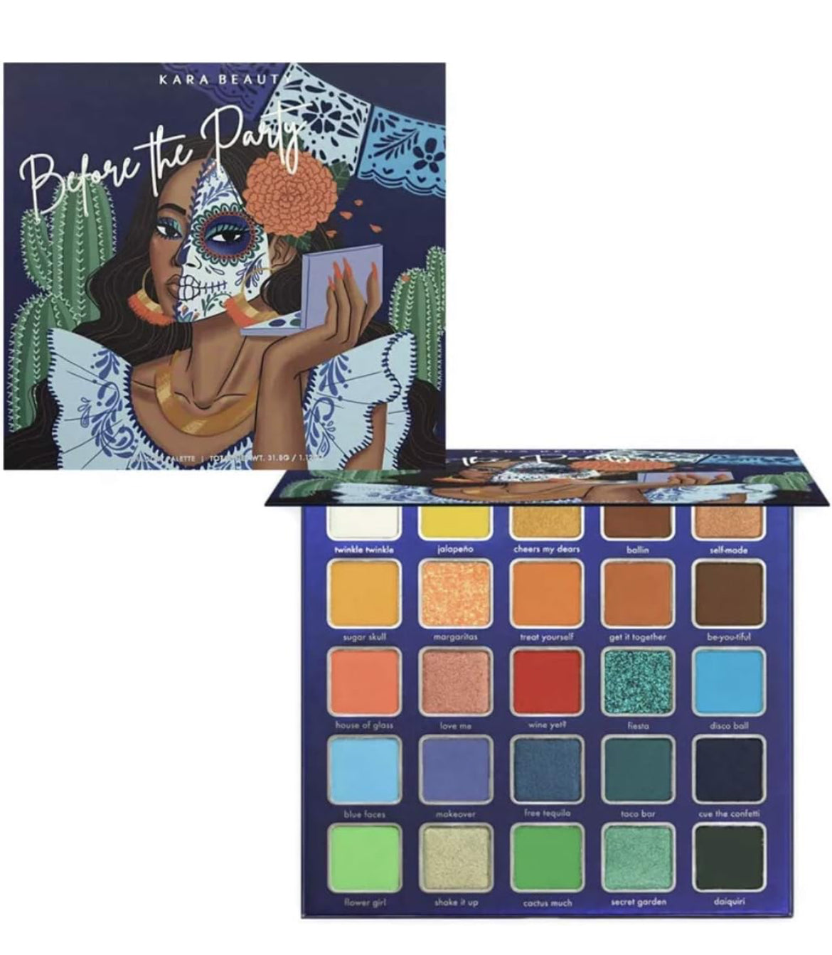 Kara Beauty- Before the party Eyeshadow palette