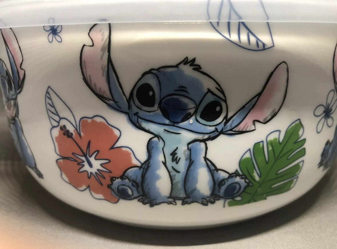 Disney  Stitch Set of 3 Mixing Bowls with Air-Tight Lids