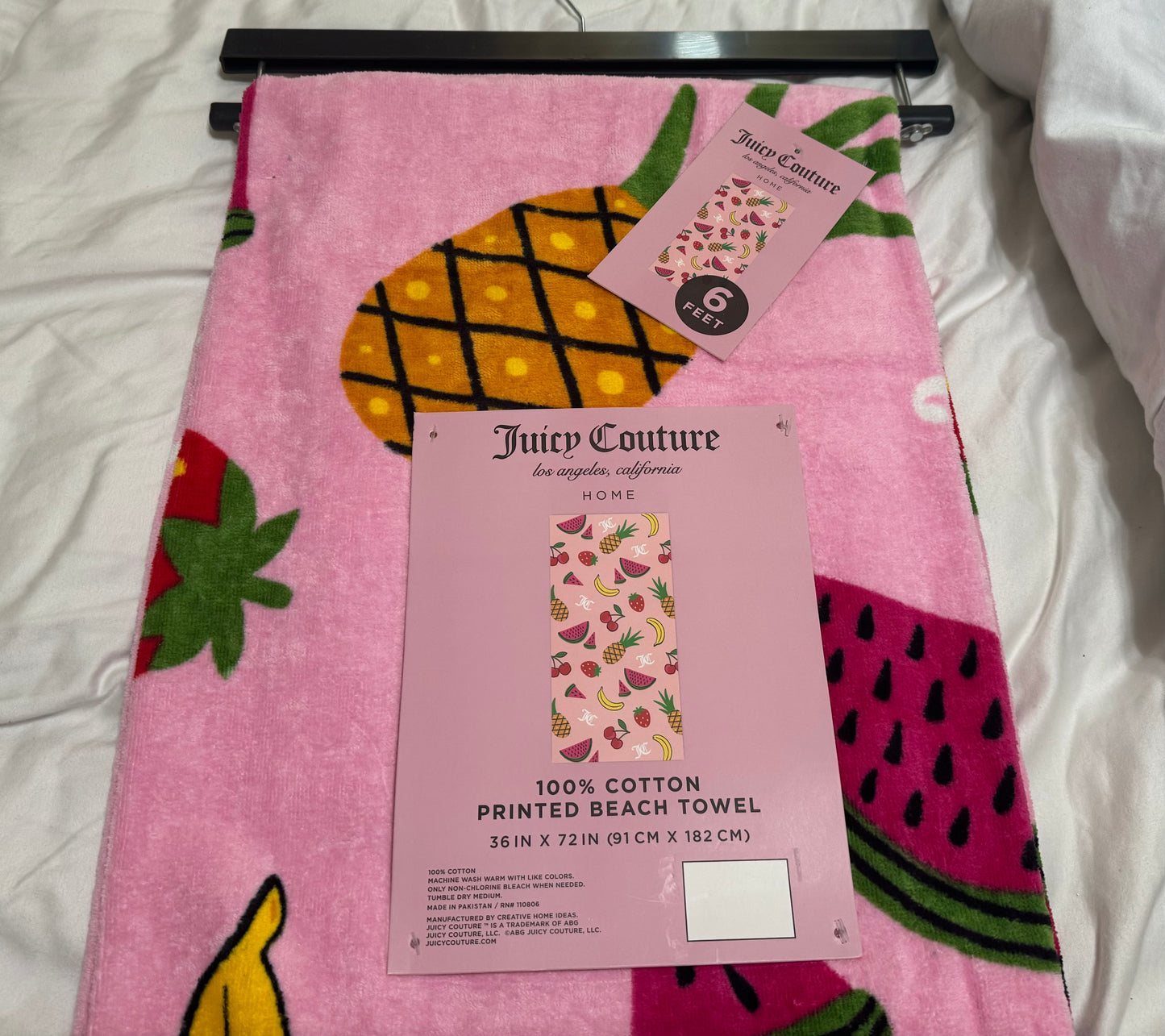 Juicy Couture Beach Towel