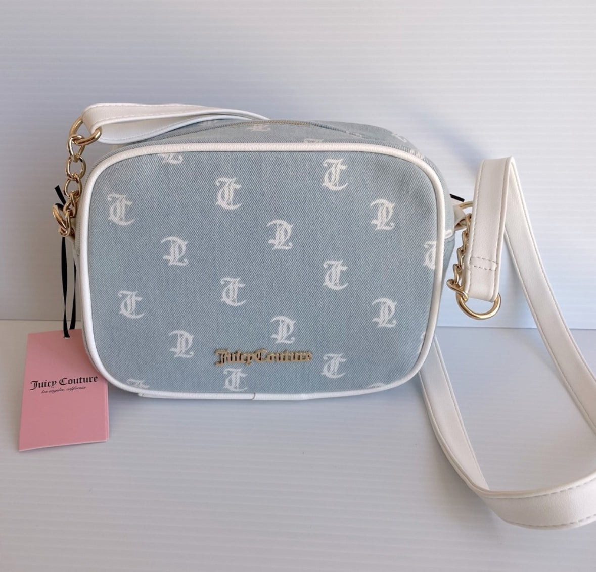 Juicy Couture Denim Camera Crossbody