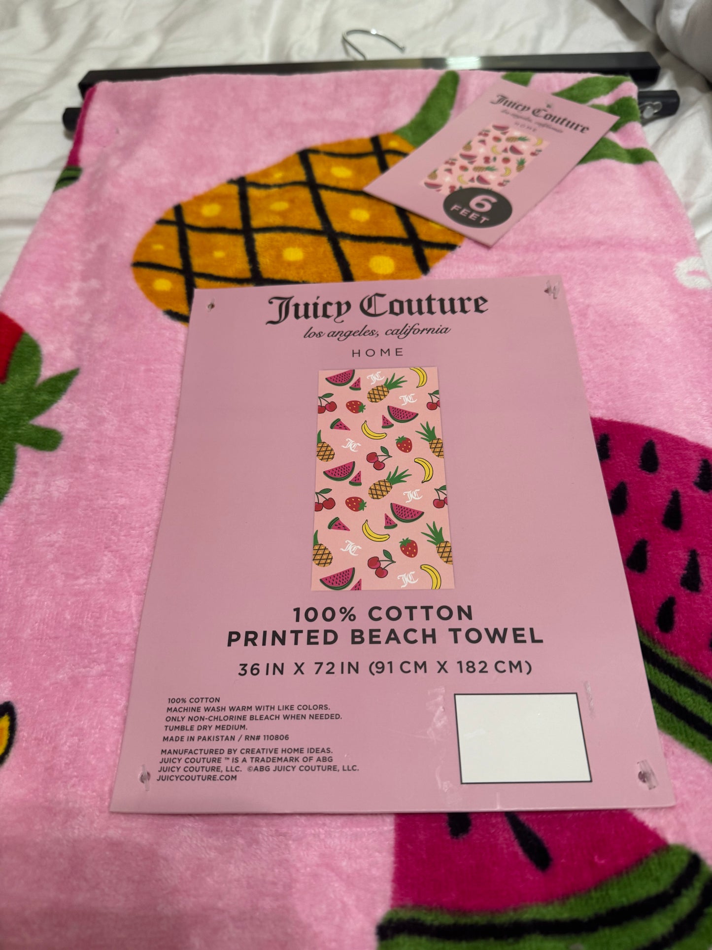 Juicy Couture Beach Towel