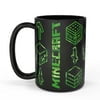 Zak Designs Minecraft Color Change 15 Ounce Mug, Creeper