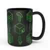 Zak Designs Minecraft Color Change 15 Ounce Mug, Creeper