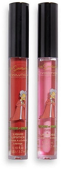 Makeup Revolution The Simpsons Treehouse of Horror Lip Set Vampire Mr. Burns