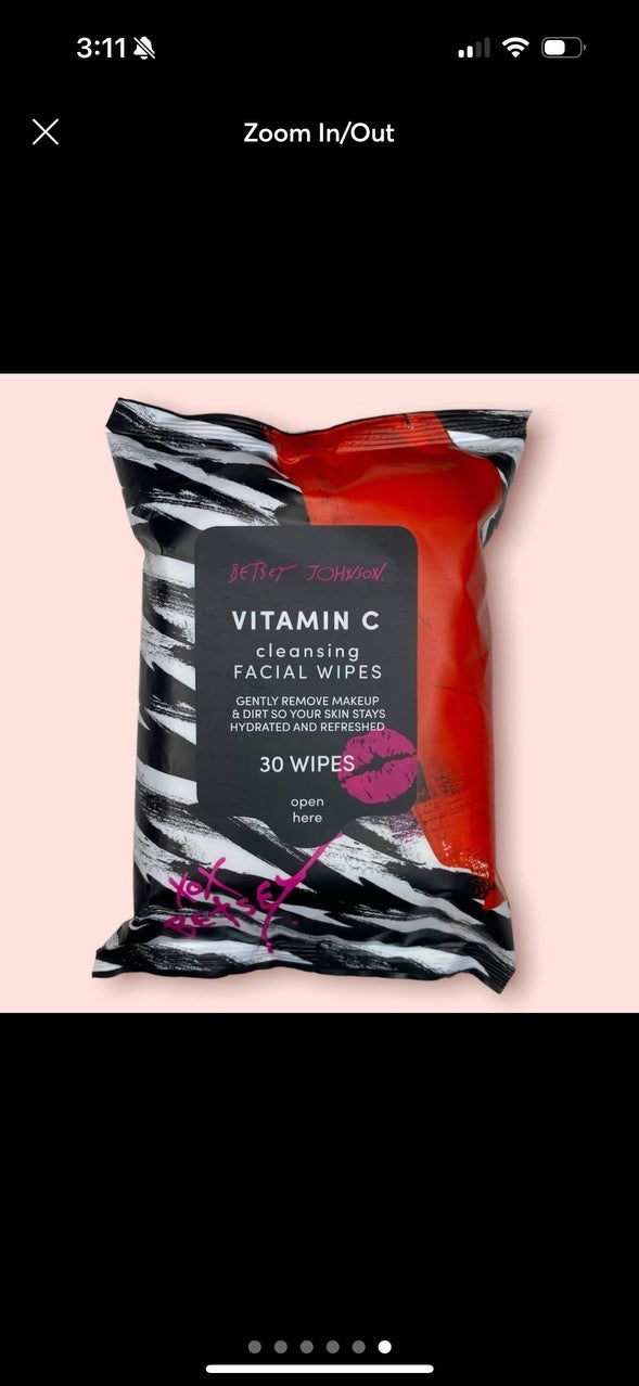 Betsey Johnson Cleansing Facial Wipes