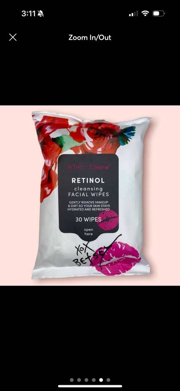 Betsey Johnson Cleansing Facial Wipes