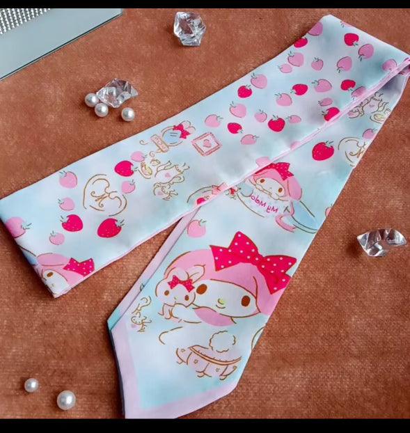 Pink & Blue My Melody Headband Scarf