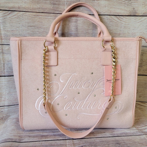 Juicy Couture Beach Tote Pink Diamond